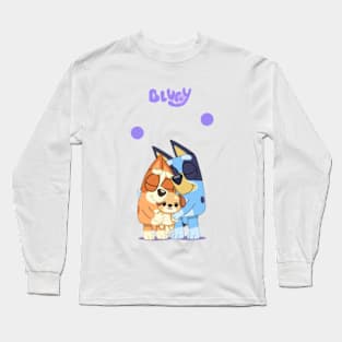 Bluey and bingo love bluey lover Long Sleeve T-Shirt